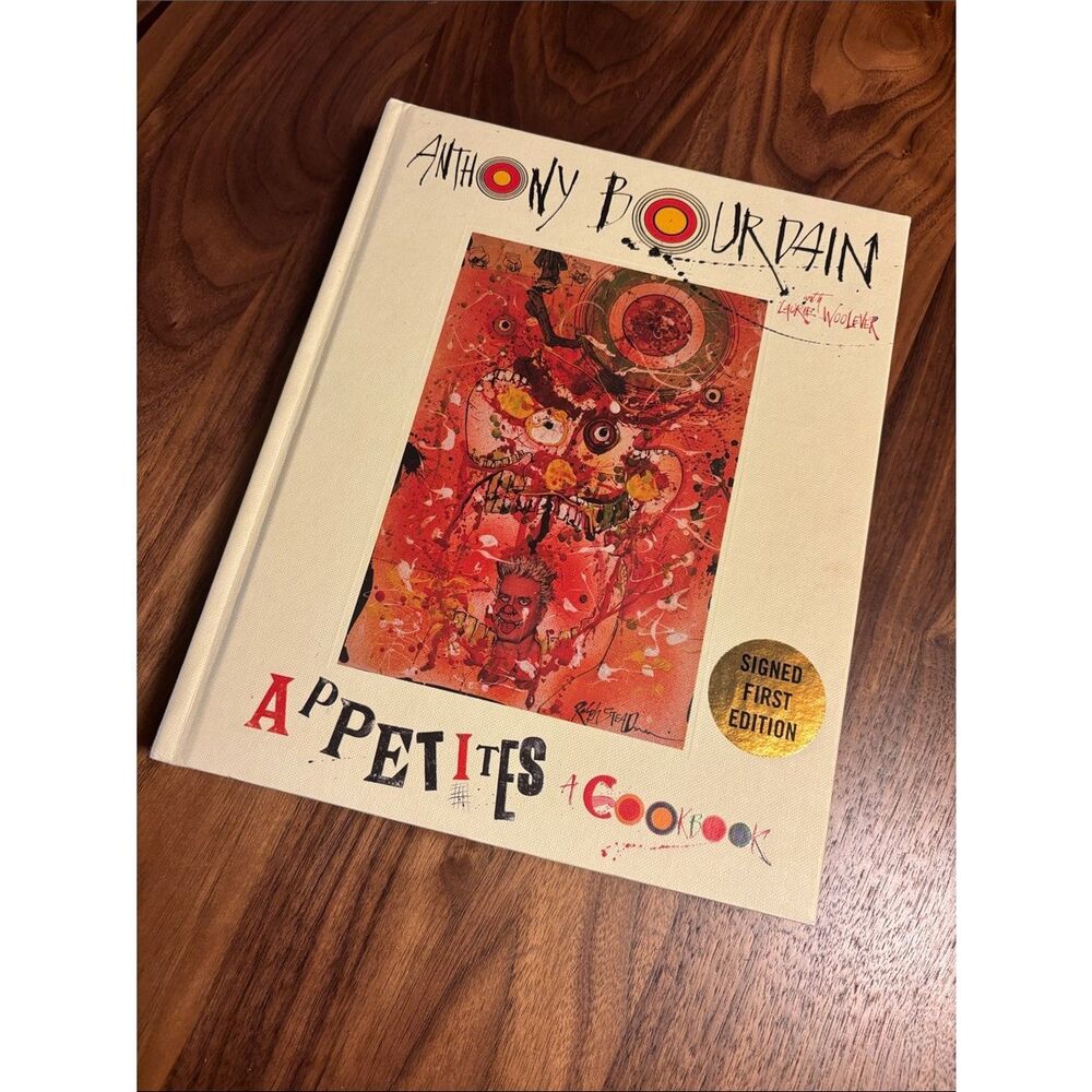 'Appetites' Cookbook - Cream Cover with Red Artwork